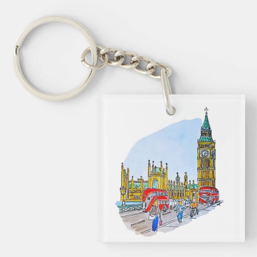 Porte-clés Elizabeth Tower, alias Big Ben (Devant)