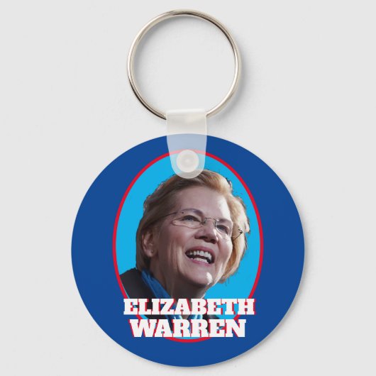 Porte-clés Elizabeth Warren Portrait (Recto)