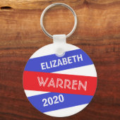 Porte-clés Elizabeth Warren pour la présidente 2020 (Recto)