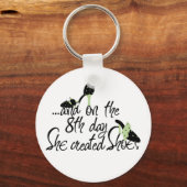 Porte-clés Elle A Créé Des Chaussures (Recto)