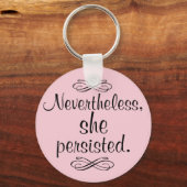 Porte-clés Elle A Néanmoins Persisté porte - clé (Recto)