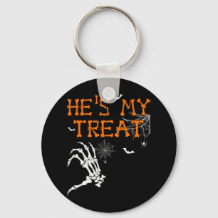 Porte-clés Elle est ma bite Il est ma menace Coupl Halloween