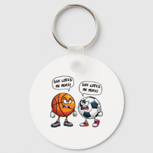 Porte-clés Elle m'aime plus Bysketbyll Soccer pour femmes