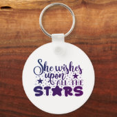 Porte-clés Elle Souhaite Toutes Les Étoiles (Recto)