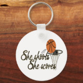 Porte-clés Elle Tire...Elle Scores (Recto)