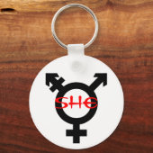 Porte-clés Elle Transgenre (Recto)
