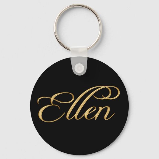 Porte-clés ELLEN Nom-Branded Gift Key-chain ou Zipper-pull (Recto)
