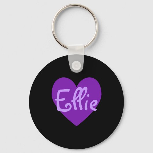 Porte-clés Ellie en violet (Recto)