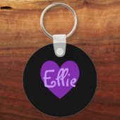Porte-clés Ellie en violet (Recto)