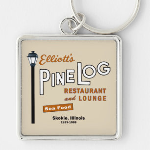 Porte-clés Elliott's Pine Log Restaurant, Skokie, IL. 1939-88
