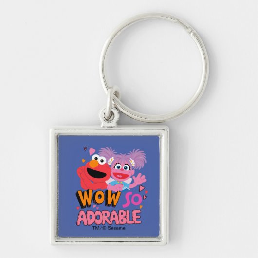 Porte-clés Elmo & Abby | Wow si adorable (Devant)