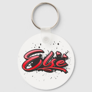 Porte-clés Else red Heart Graffiti