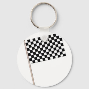 Porte-clés Emballage des drapeaux Checkered