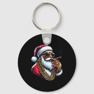 Porte-clés Emballage Gangsta Drôle Cool Santa Gangster Pyjama