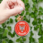 Porte-clés Emblem rond de Francfort (Main)