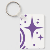 Porte-clés emblème AI Twinkle étoiles, phare de l'ère numériq (Recto)