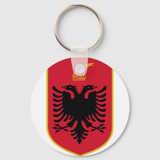 Porte-clés emblème albanique (Recto)