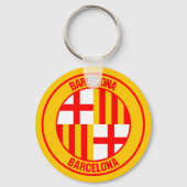 Porte-clés Emblème de Barcelone (Recto)