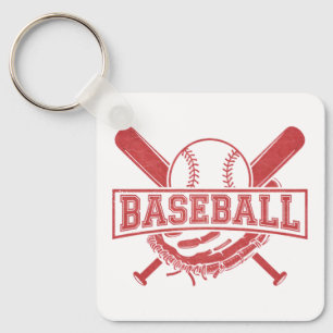 Porte-clés Emblème de baseball classique