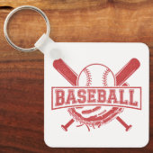 Porte-clés Emblème de baseball classique (Recto)