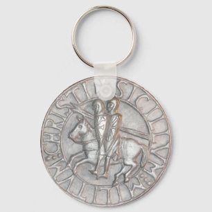 PORTE-CLÉS EMBLÉME DE CHEVALIERS EN MODÈLE
