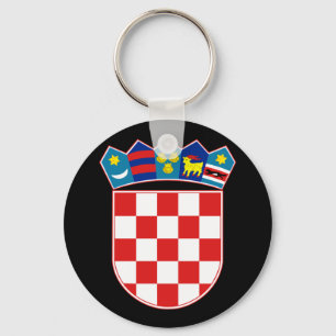 Porte-clés emblème de croatie