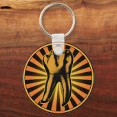 Porte-clés Emblème de dent graphique (Recto)