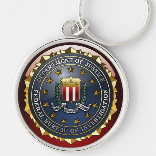 Porte-clés Emblème de FBI (Devant)