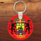 Porte-clés emblème de gabon (Recto)