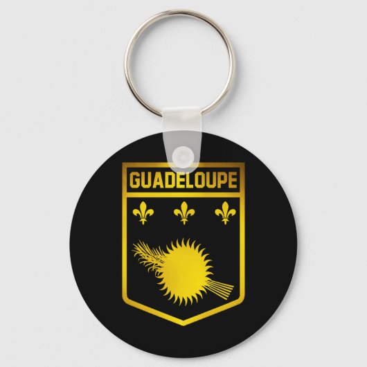 Porte-clés Emblème de Guadeloupe (Recto)