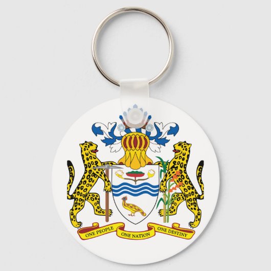 Porte-clés emblème de guyana (Recto)