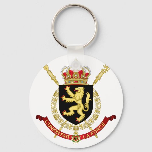 Porte-clés emblème de la belgique (Recto)