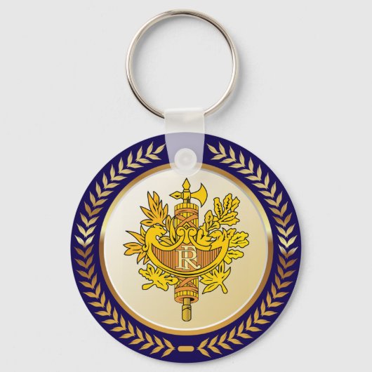 Porte-clés Emblème De La France (Recto)