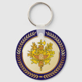 Porte-clés Emblème De La France (Verso)