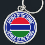 Porte-clés Emblème de la Gambie<br><div class="desc">Emblème de la Gambie</div>