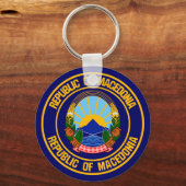 Porte-clés Emblème de la Macédoine (Recto)