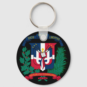 Porte-clés emblème de la république dominicaine