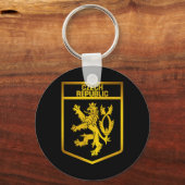 Porte-clés Emblème de la République tchèque (Recto)