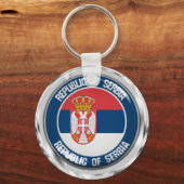 Porte-clés Emblème de la Serbie (Recto)