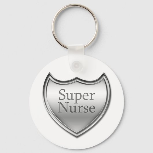 Porte-clés Emblème de la super infirmière (Recto)