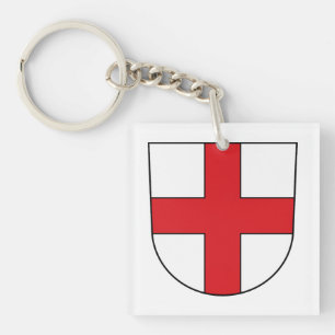 Porte-clés emblème de la ville de Fribourg-en-Brisgau Allemag
