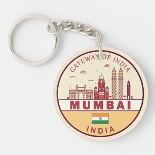 Porte-clés Emblème de la ville de Mumbai en Inde