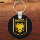 Porte-clés Emblème de l'Albanie (Recto)