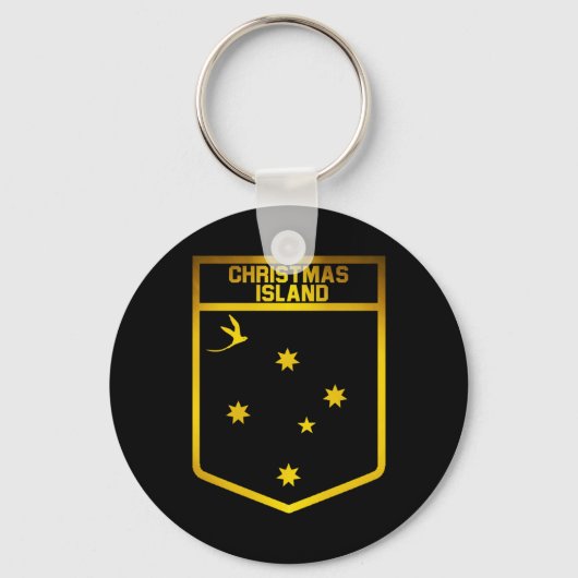 Porte-clés Emblème de l'île Christmas (Recto)