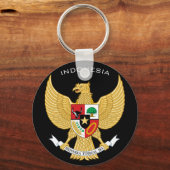 Porte-clés emblème de l'indonésie (Recto)