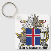 Porte-clés emblème de l'islande (Recto)