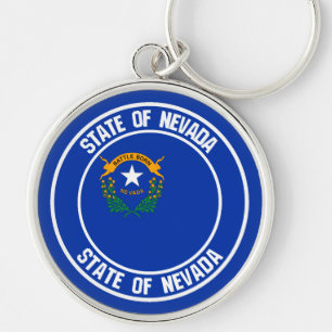 Porte-clés Emblème de ronde du Nevada