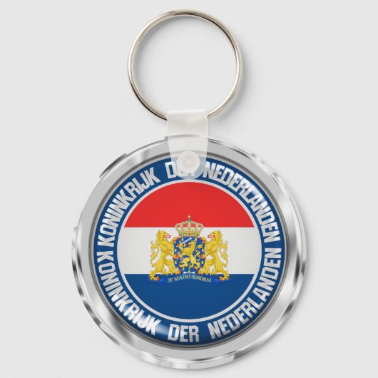 Porte-clés Emblème de ronde Pays-Bas (Recto)