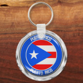 Porte-clés Emblème de ronde Porto Rico (Recto)