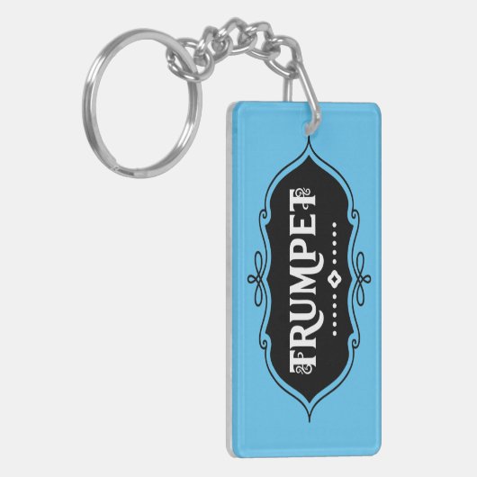 Porte-clés Emblème de trompette (Devant gauche)